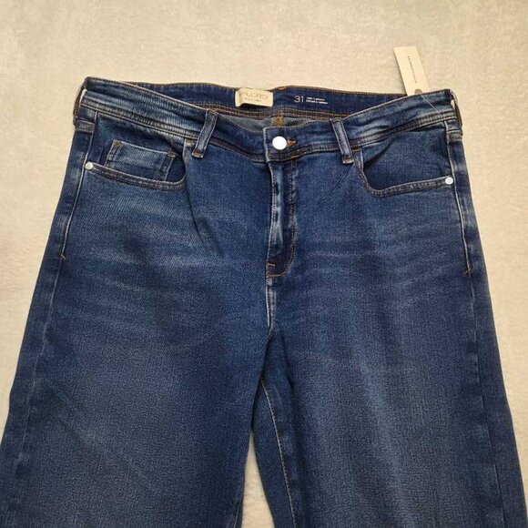 New 31 Anthropologie x Pilcro The Slim Boyfriend mid-rise relaxed jeans Ela Wash - Picture 5 of 11